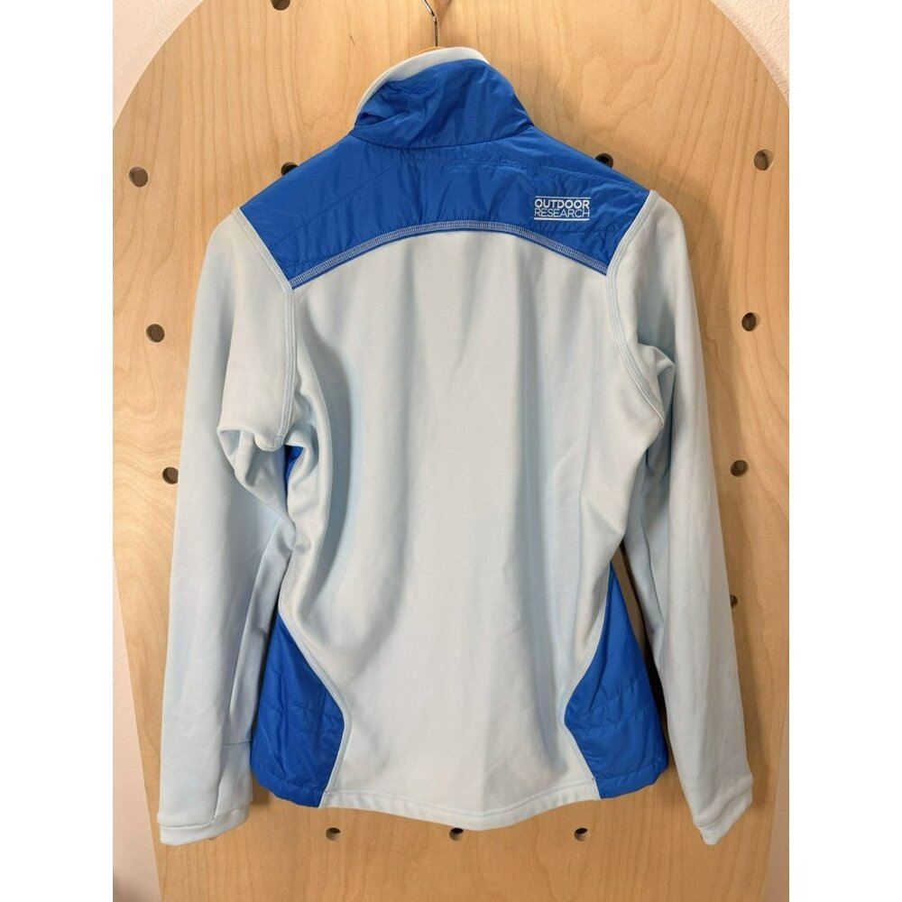 Outdoor Research Acetylene Hybrid Lightweight Blue Puffer Jacket Full Zip Medium - Picture 11 of 16